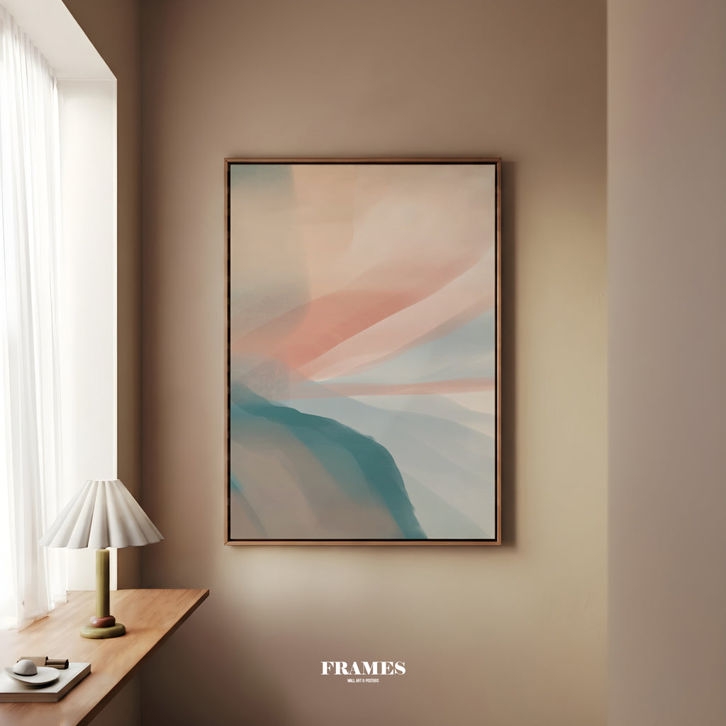 Abstract IX framed canvas (printed)