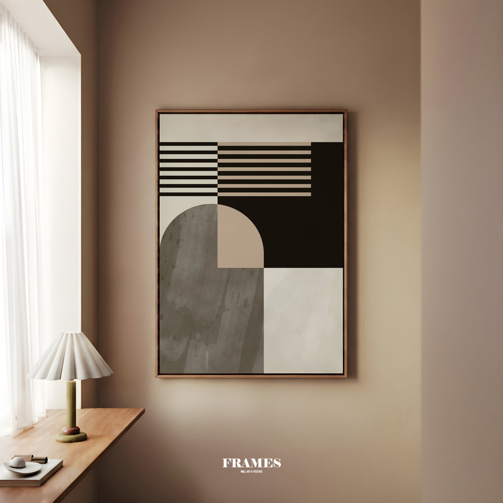 Abstract no.11 framed canvas (printed)