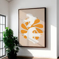 Flying Peace framed canvas (printed)