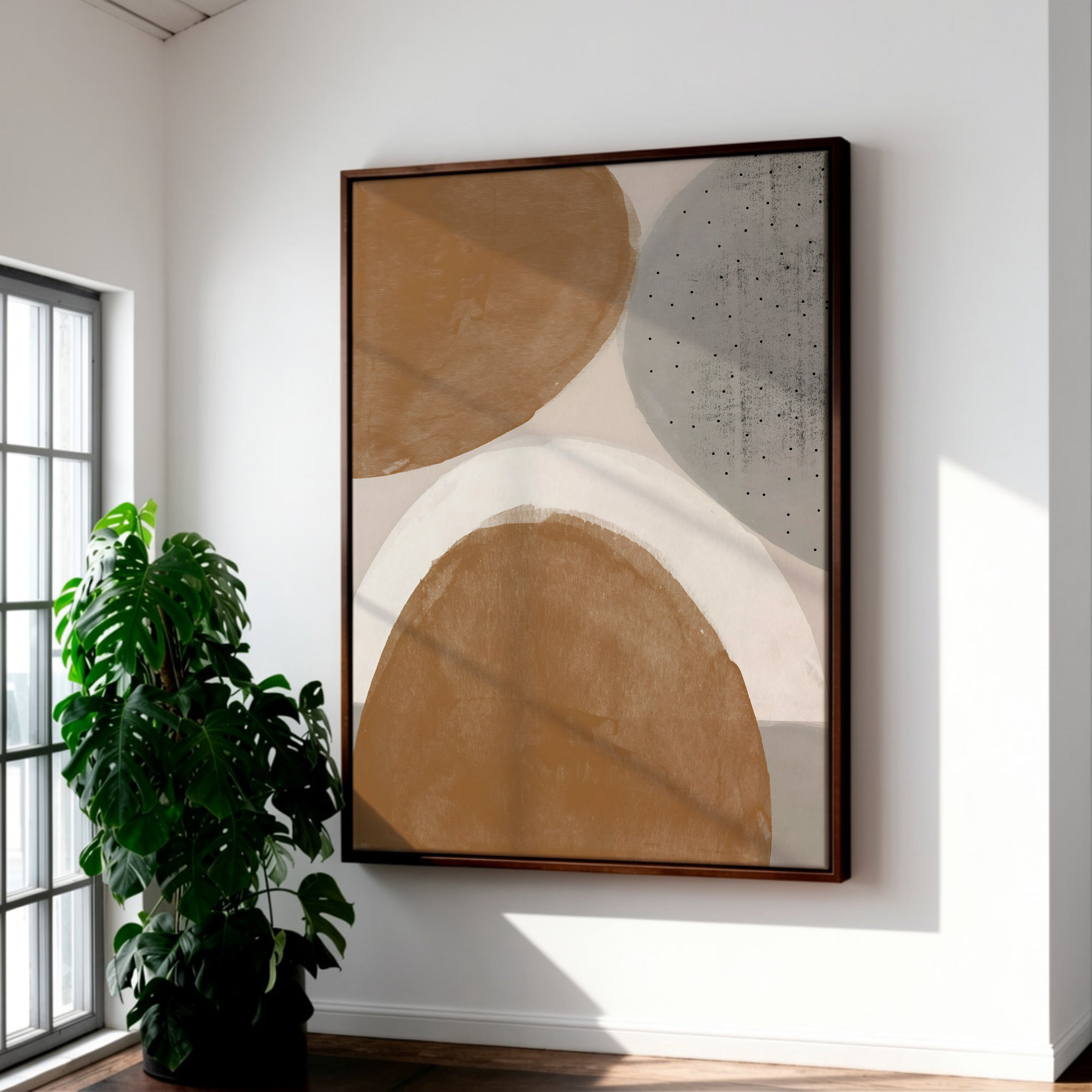 Abstract NO.22 framed canvas (printed)