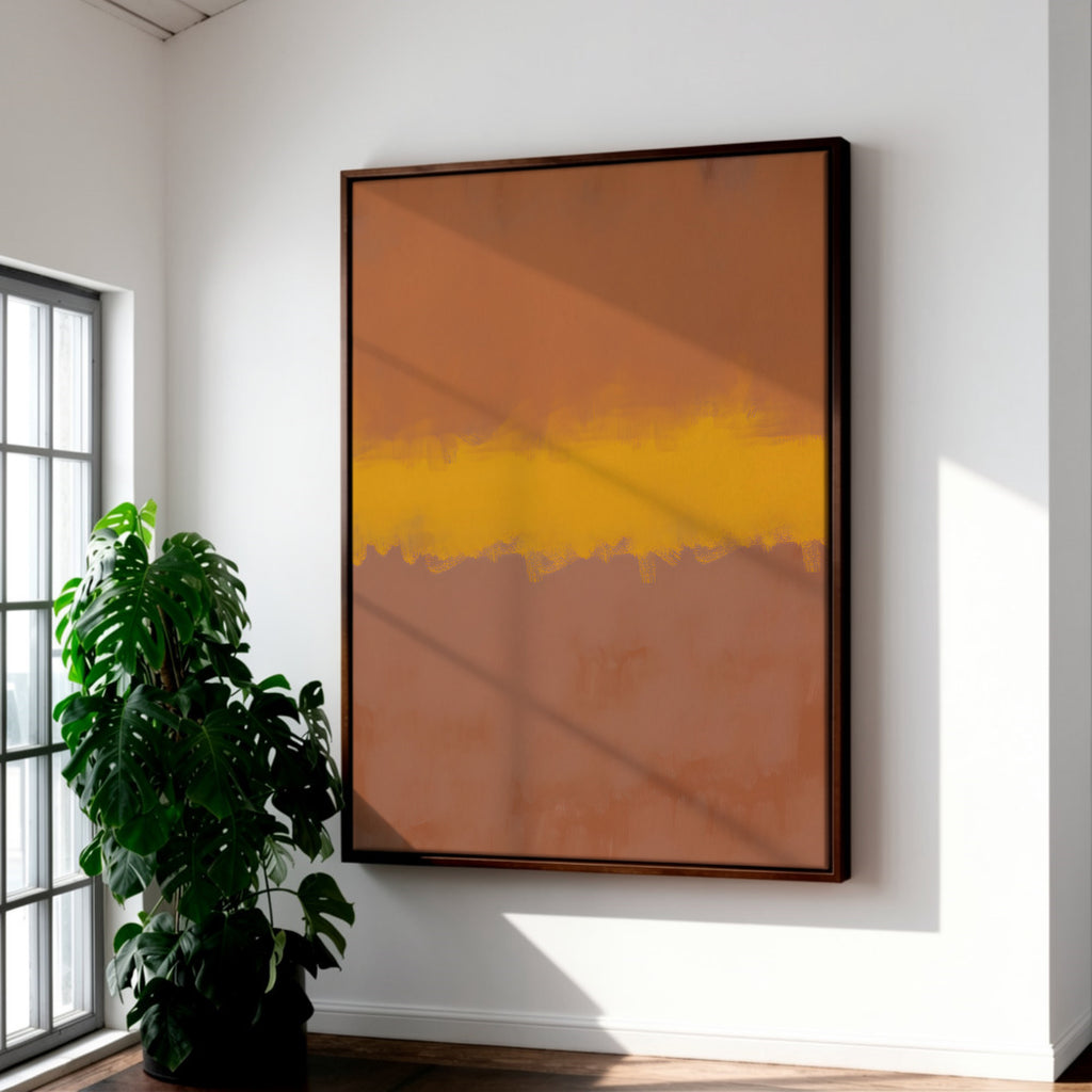 Abstract NO.23 framed canvas (printed)