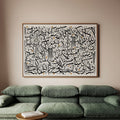Ayatul-kursi NO.2 framed canvas (printed)