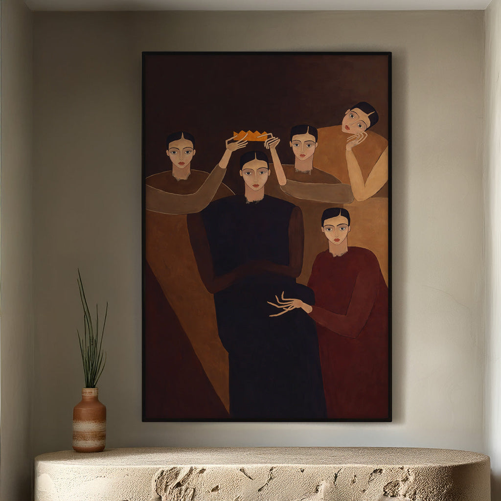 Bearing Witness framed canvas (printed)
