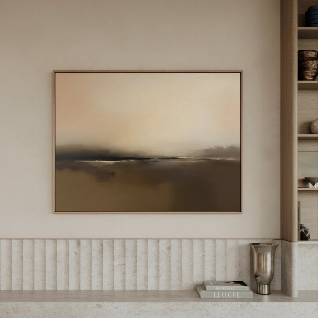 Abstract NO.5 framed canvas (printed)