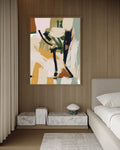 bold brushstrokes framed canvas (printed)