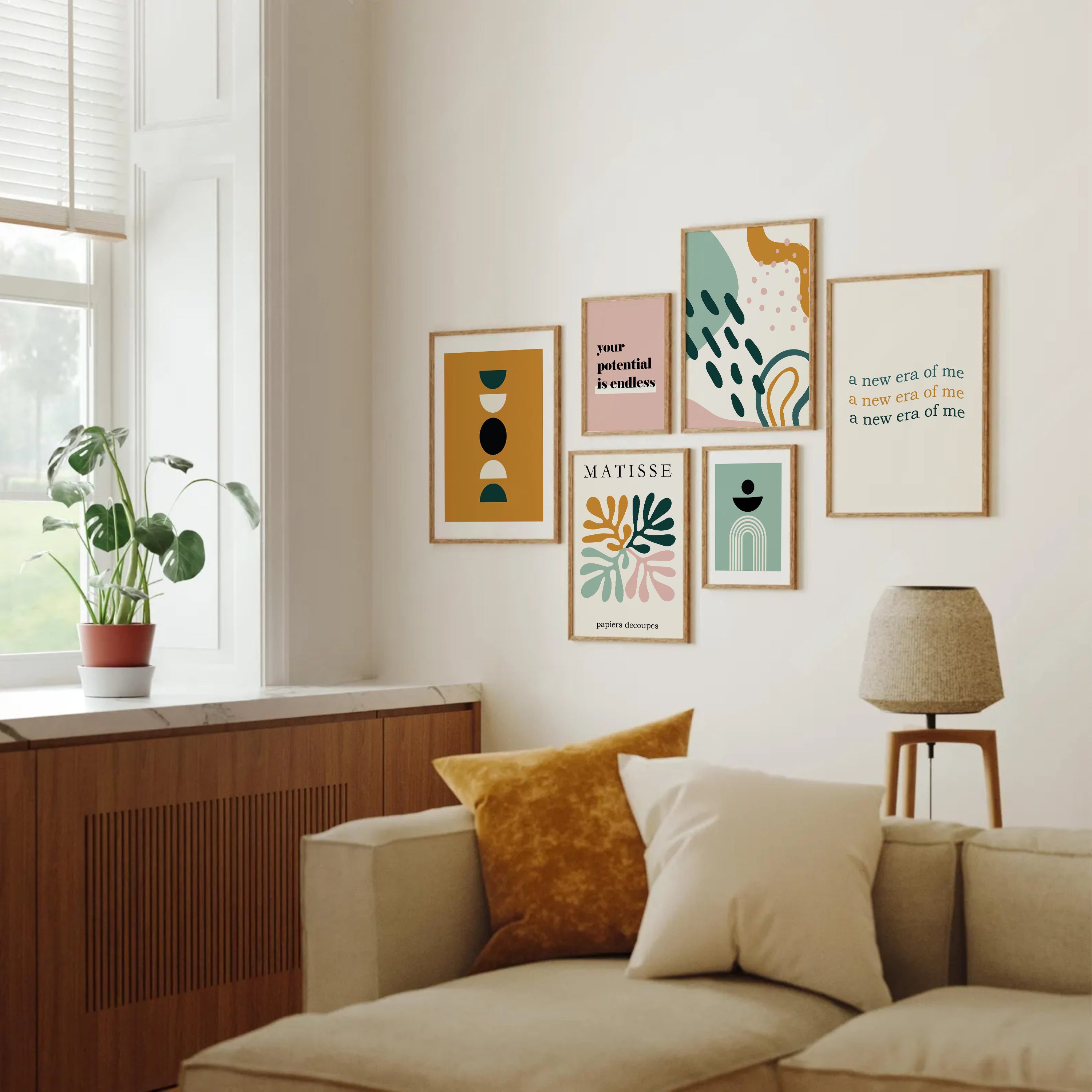 Matisse colorful wall gallery