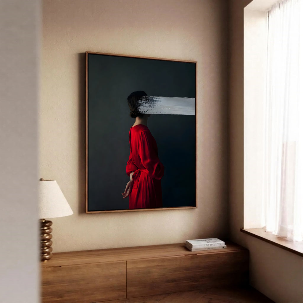 The unknown framed canvas (printed)
