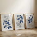 blue & gray leaves