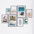 Blue beach no.2 wall gallery
