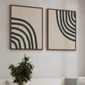 Minimalist vintage framed canvas (printed)