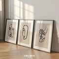 face line art