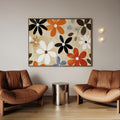 Floral framed canvas (printed)