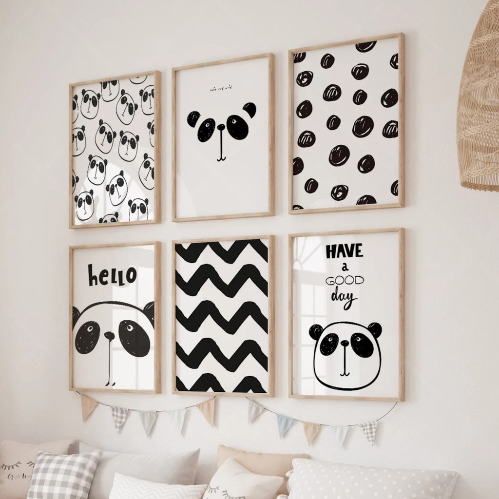 Panda wall gallery