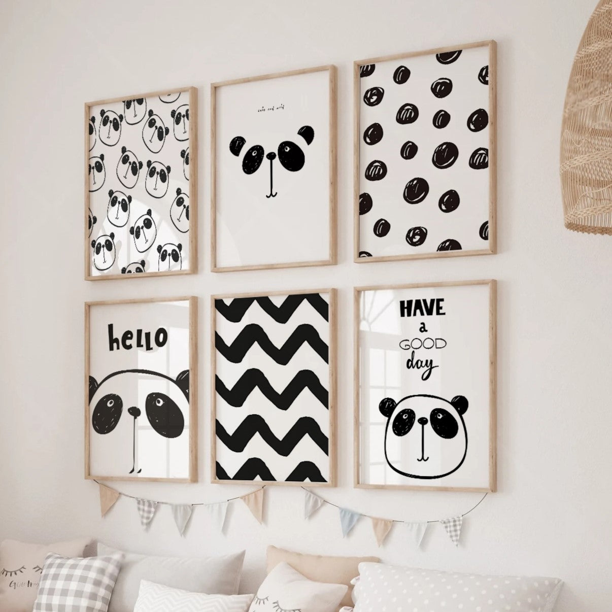 Panda wall gallery