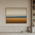 Caramel Plains framed canvas (printed)