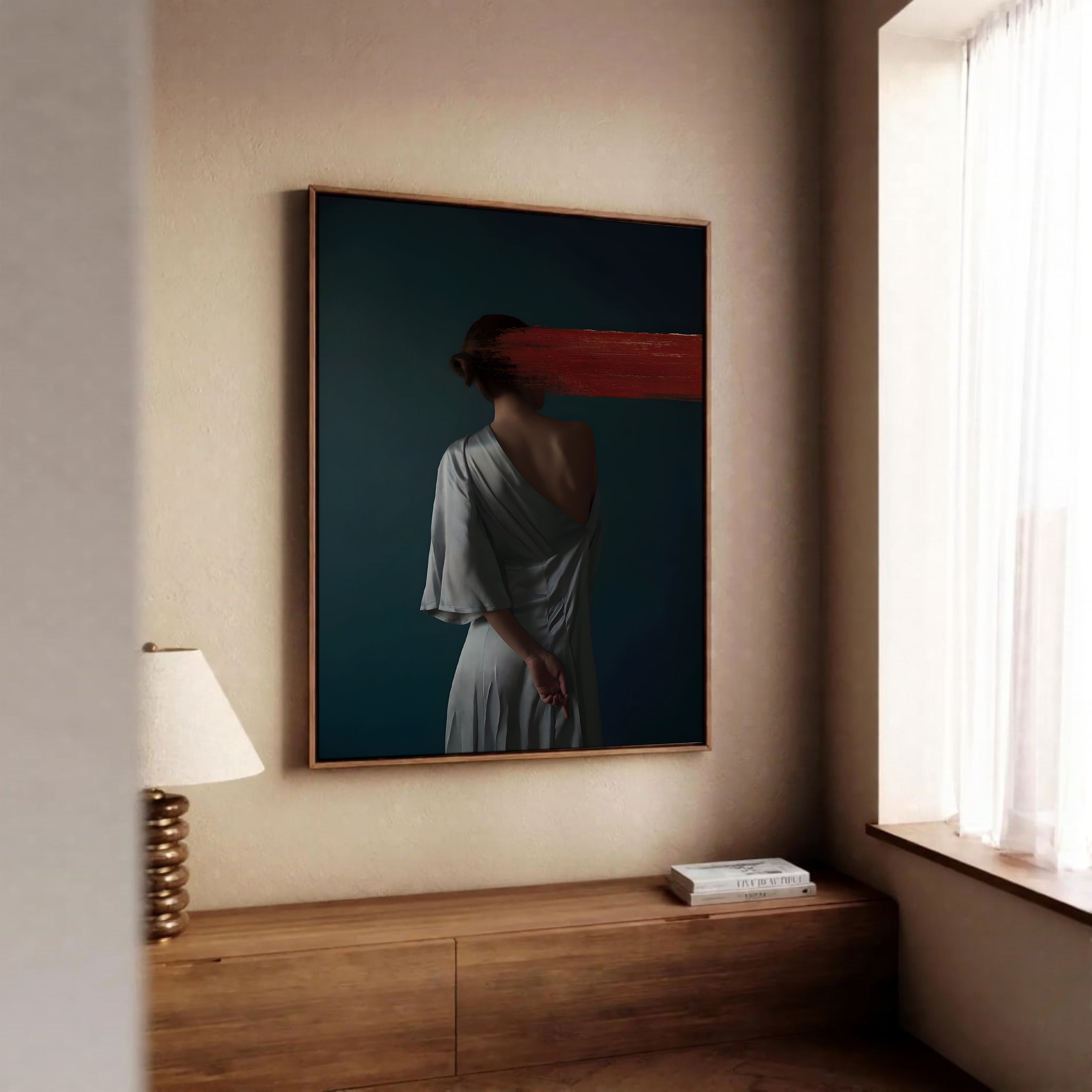 The unknown III framed canvas (printed)