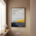 Abstract II framed canvas (printed)