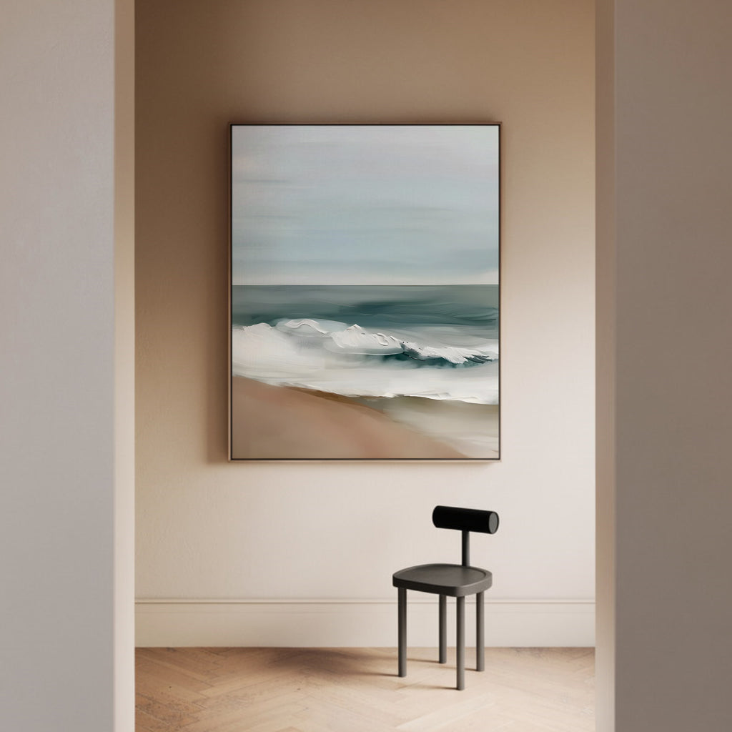 Coastal framed canvas (printed)