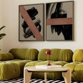 Abstract no.2 framed canvas (printed)