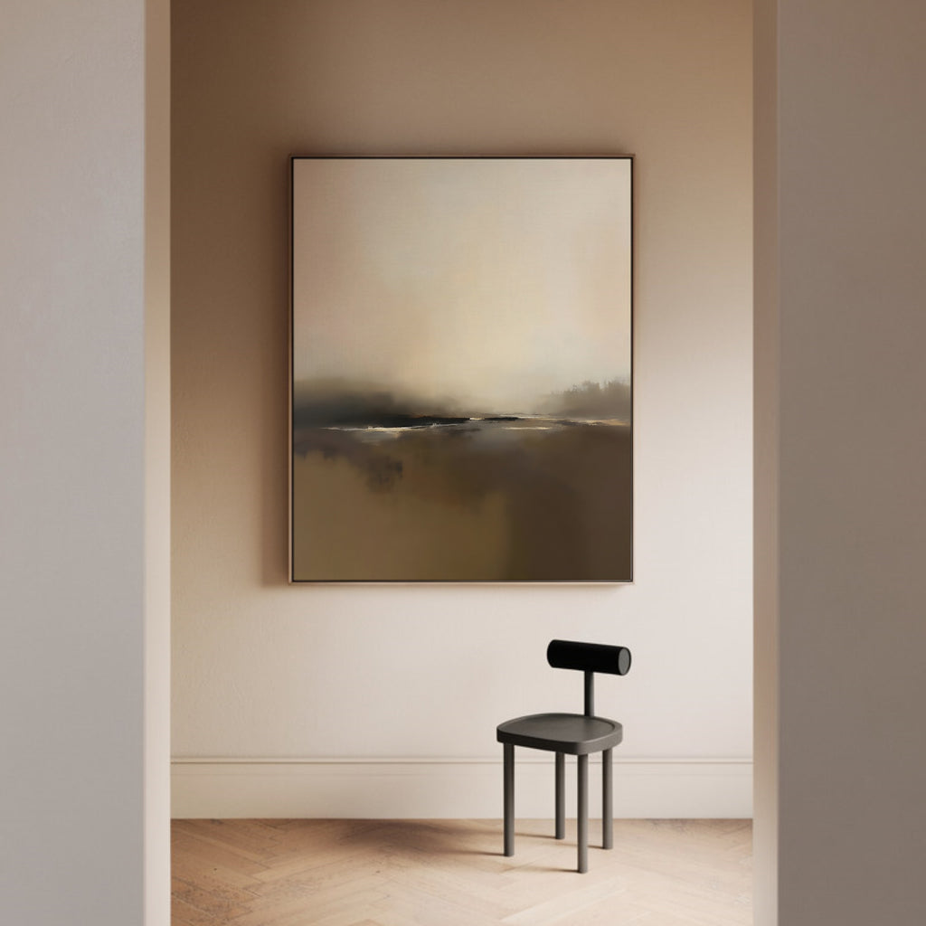 Abstract NO.4 framed canvas (printed)