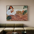 Cozy framed canvas (printed)