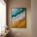 Abstract VI framed canvas (printed)