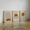 abstract geometric boho