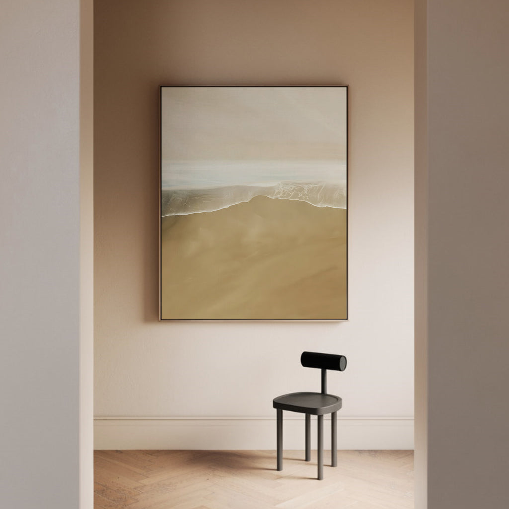 Coastal Sand framed canvas (printed)