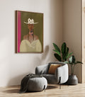 Cowgirl framed canvas (printed)