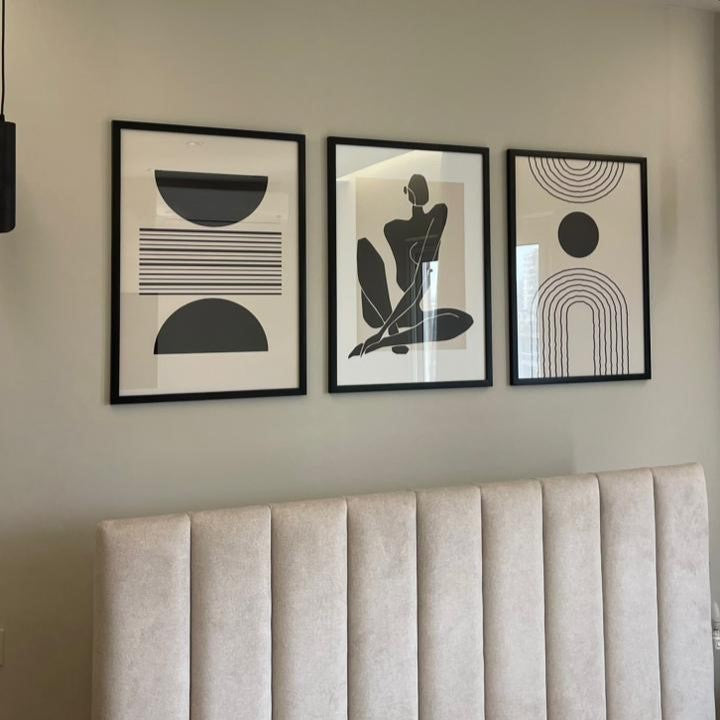 black & white abstract
