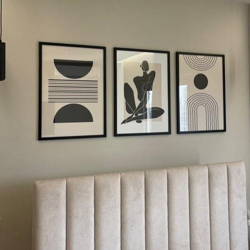 black & white abstract