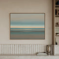 Soft Tide Layers framed canvas (printed)