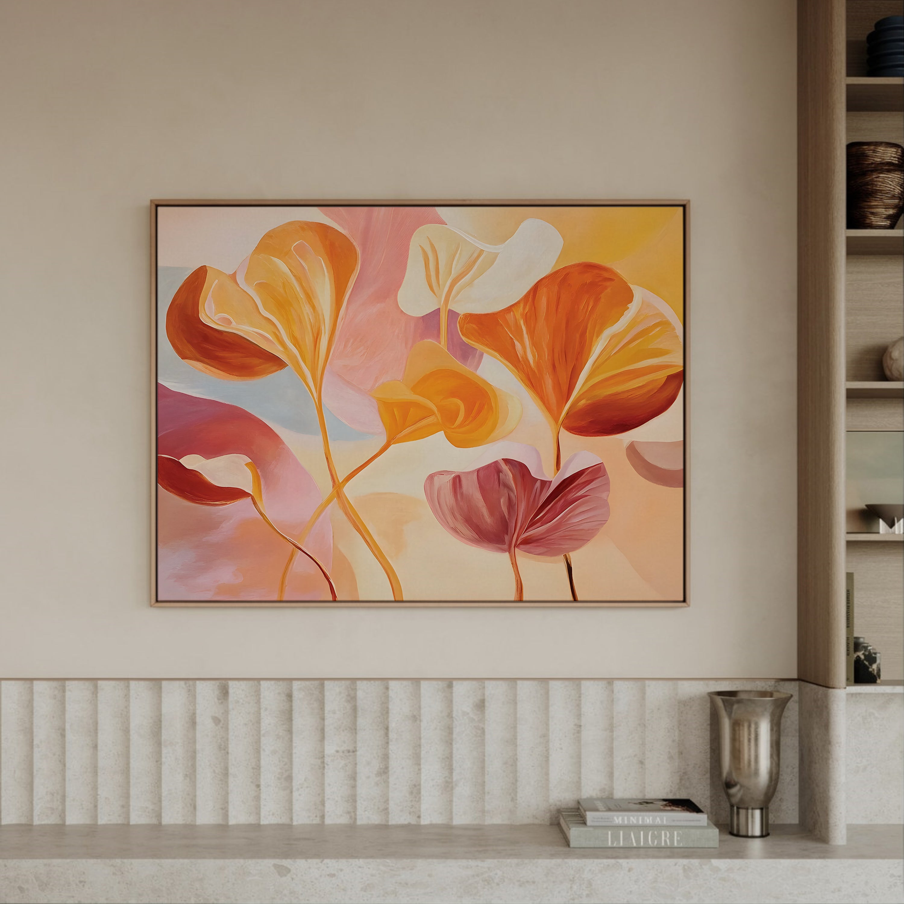 Autumn Reverie framed canvas (printed)