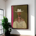 Cowgirl framed canvas (printed)
