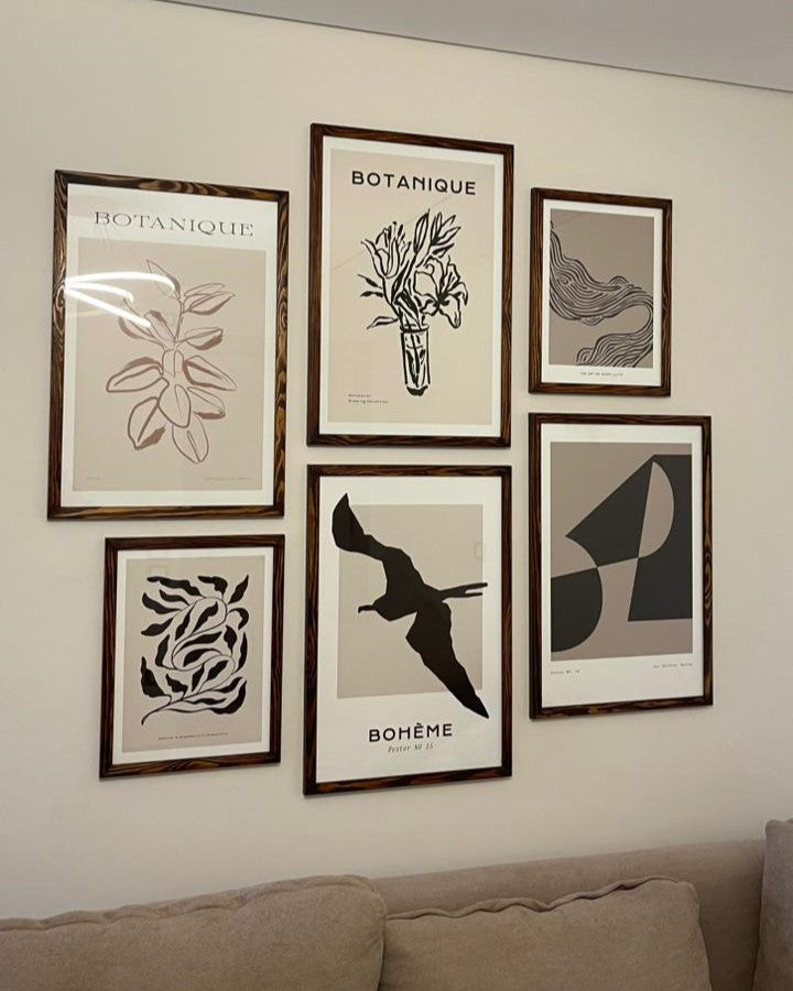 Botanique wall gallery
