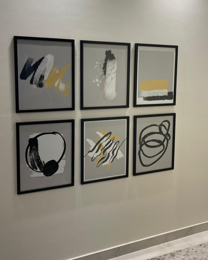Abstract wall gallery
