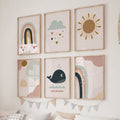 Rainbow wall gallery