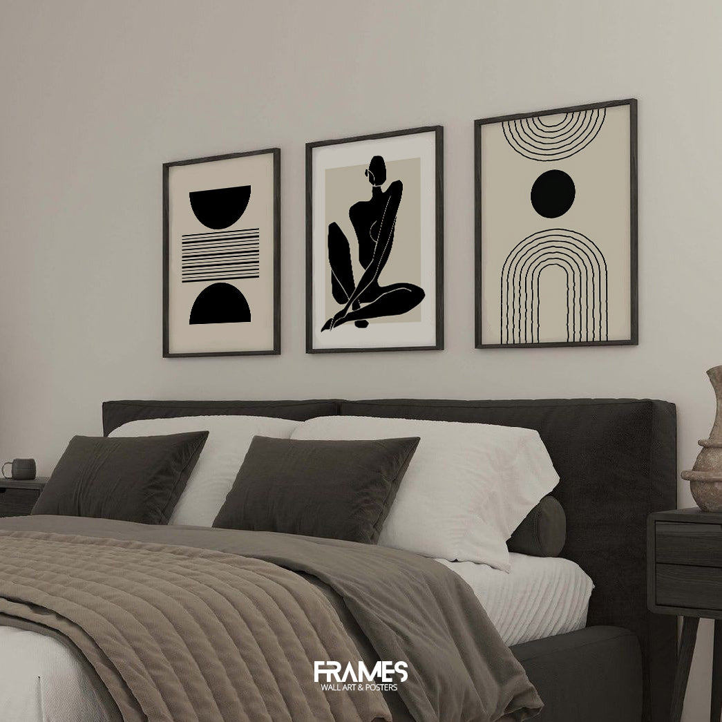black & white abstract